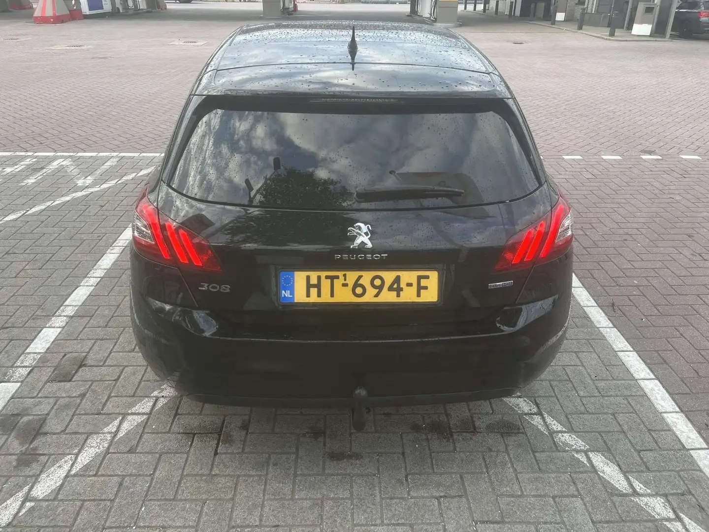 Peugeot 308 1.6 BlueHDi BL. Ex. Zwart - 1