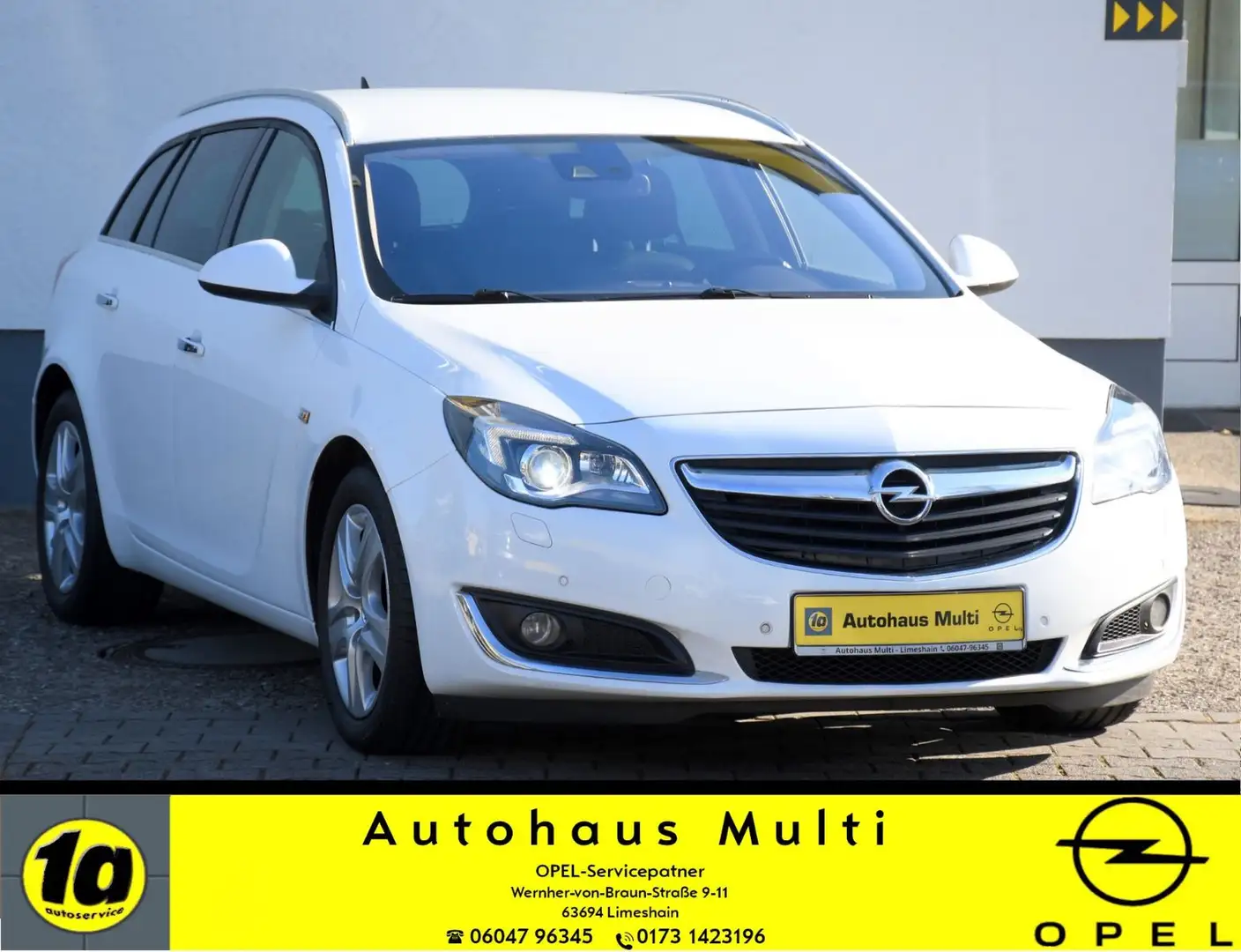 Opel Insignia ST 2.0CDTI Navi Klima Sitzh Kamera Xeno Weiß - 1
