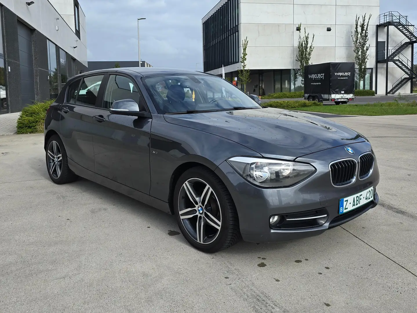 BMW 116 116i Sport Line - leder - garantie - Zilver - 1