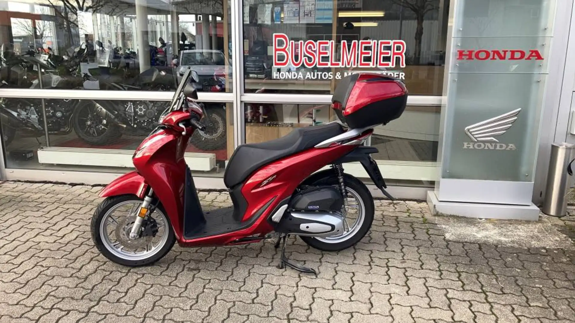 Honda SH 125 ABS Topcase Kırmızı - 2