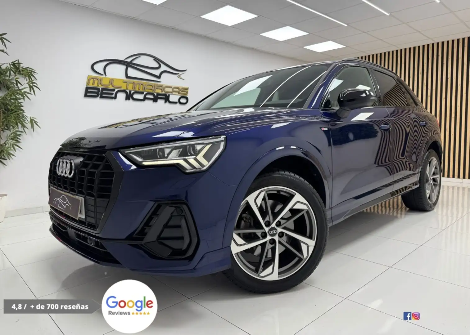 Audi Q3 40 TDI Black line quattro S tronic 147kW Azul - 2