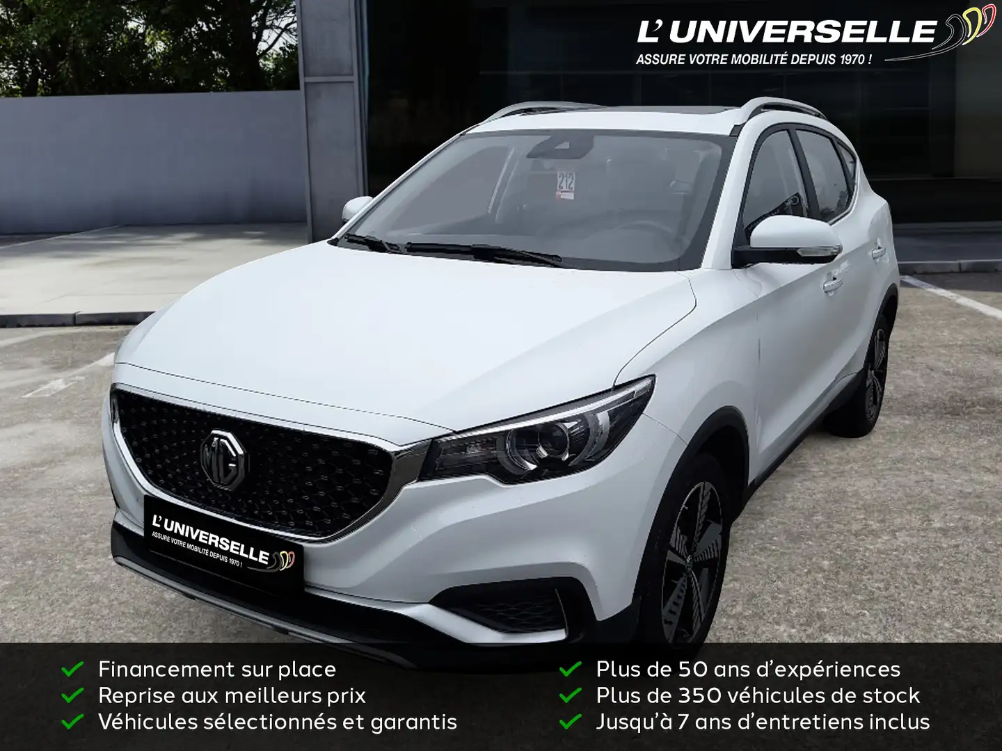 MG ZS EV LUXURY Weiß - 1
