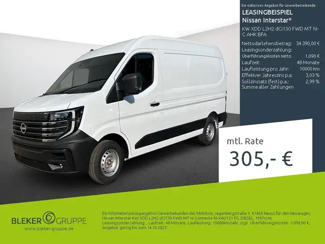 Nissan Interstar KW XDD L2H2 dCi130 FWD MT N-C AHK BFA
