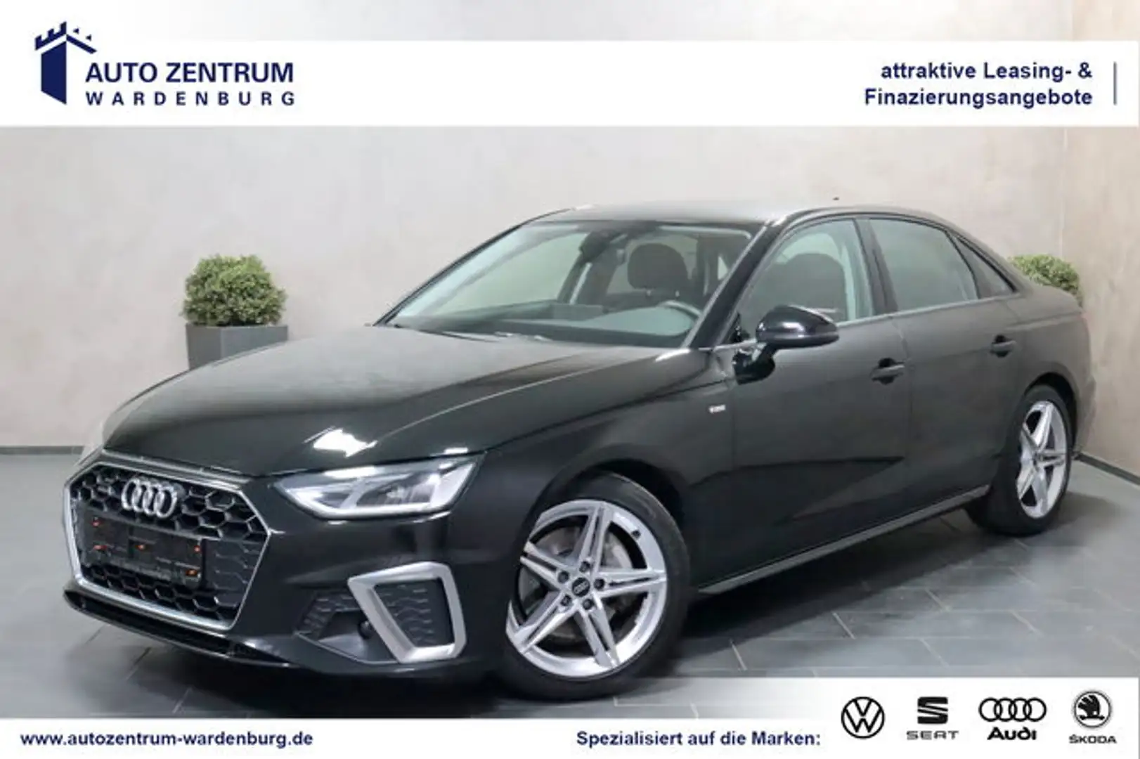 Audi A4 Lim. 40 TFSI Quattro S Line LED NAVI KEYLESS Schwarz - 1