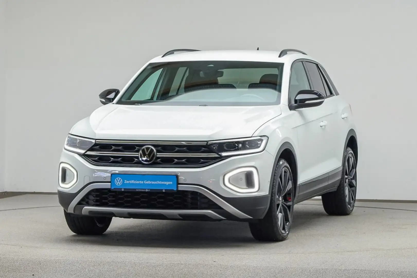 Volkswagen T-Roc 1.0 TSI  STYLE*BLACK-STYLE*LED*AHK*PDC*SHZ Weiß - 2