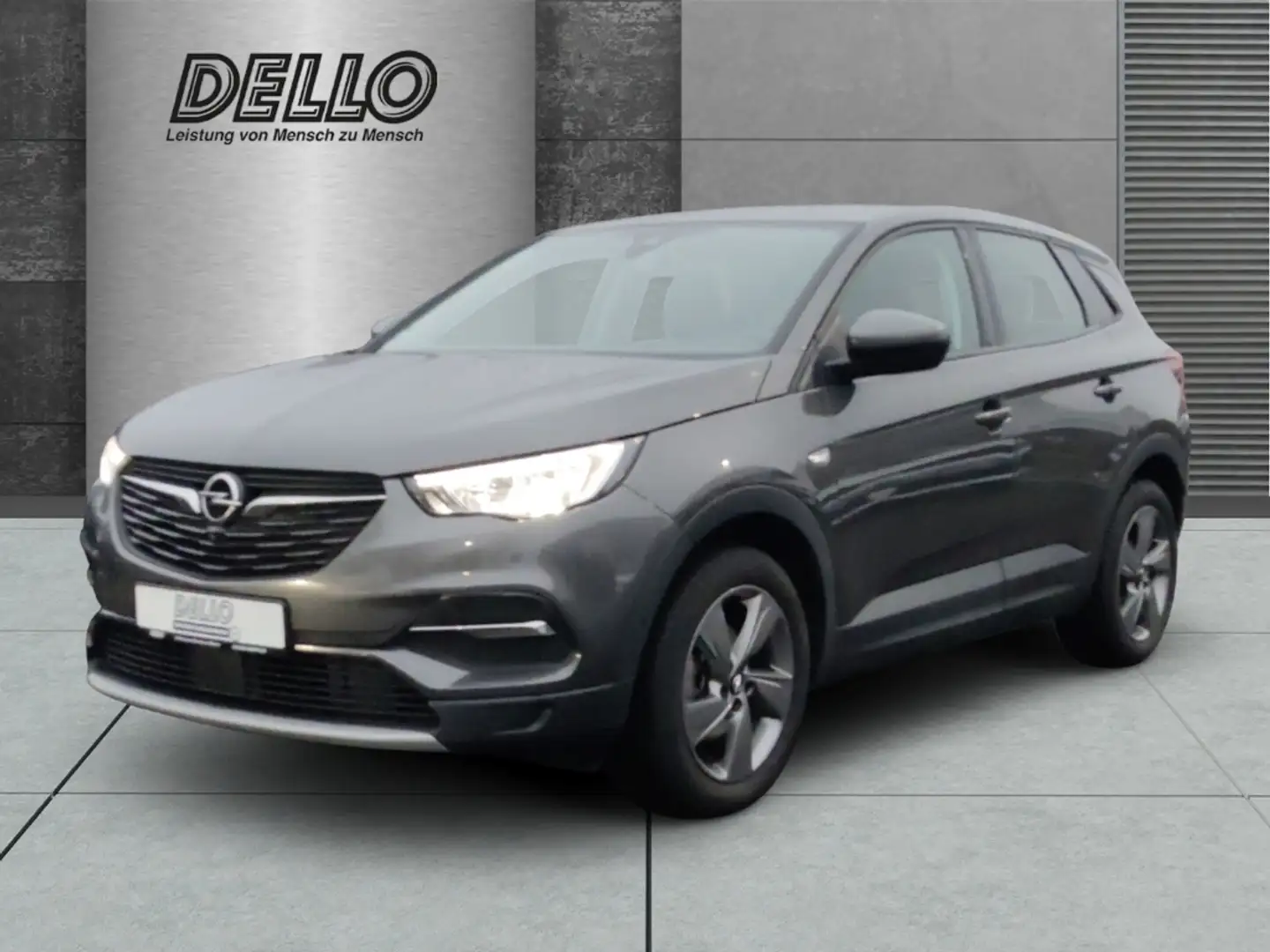 Opel Grandland X 1.2 Turbo Elegance Allwetter AHK-abnehmbar Navi 36 Grau - 1
