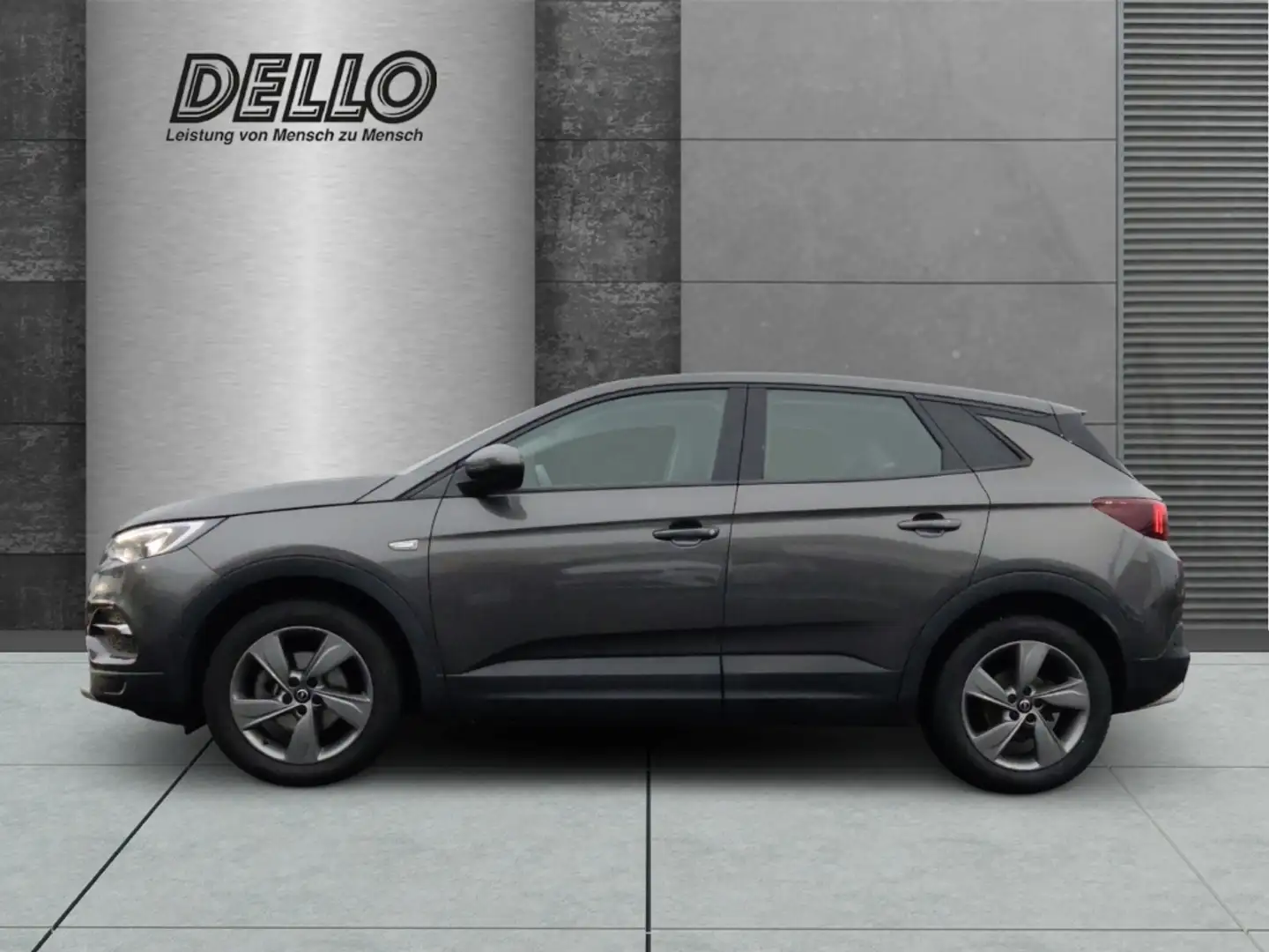 Opel Grandland X 1.2 Turbo Elegance Allwetter AHK-abnehmbar Navi 36 Grau - 2