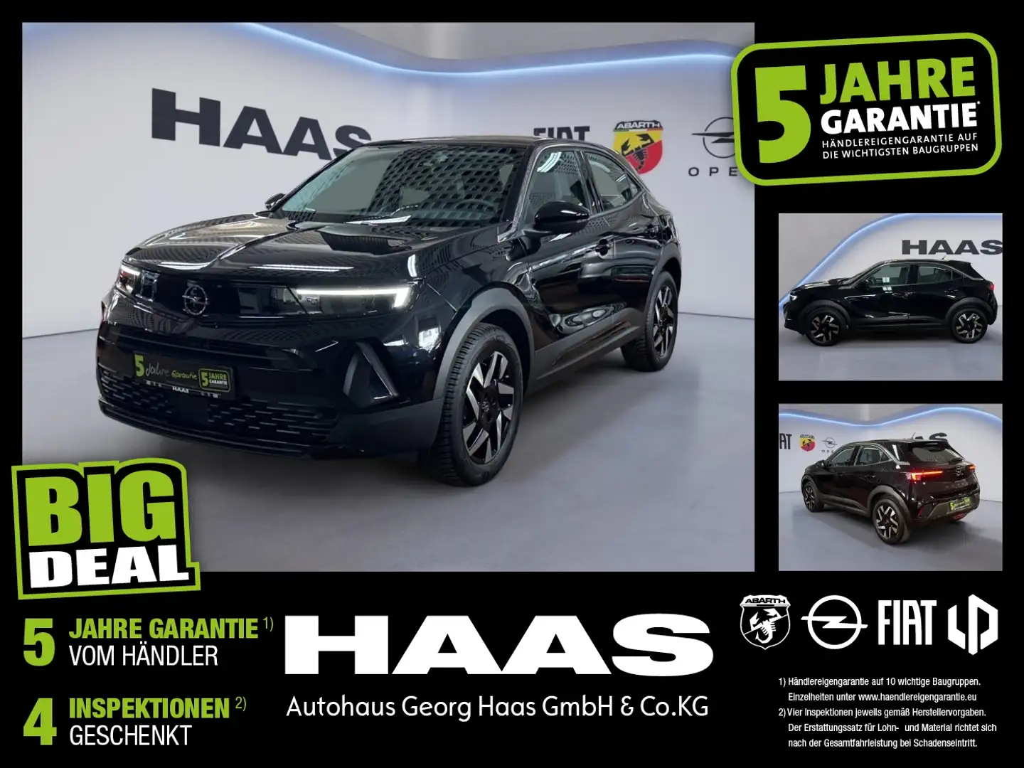 Opel Mokka 1.2 Turbo Elegance Klimaanlage,Bluetooth Schwarz - 1