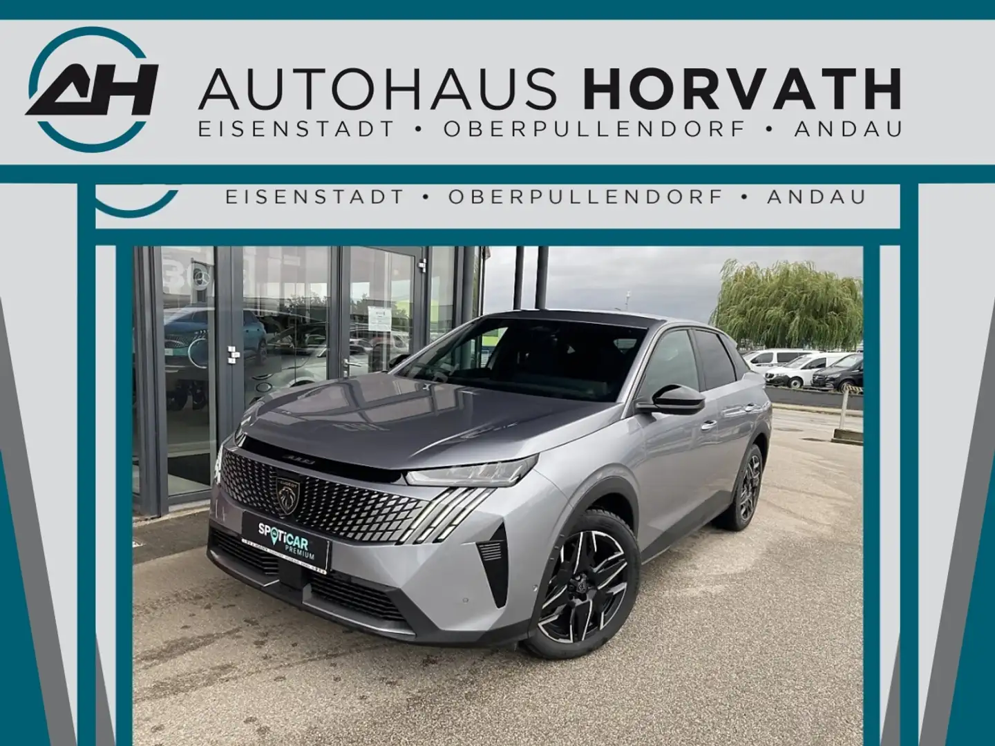 Peugeot 3008 Hybrid 145 E-DCS6 Allure Aut. Grau - 1