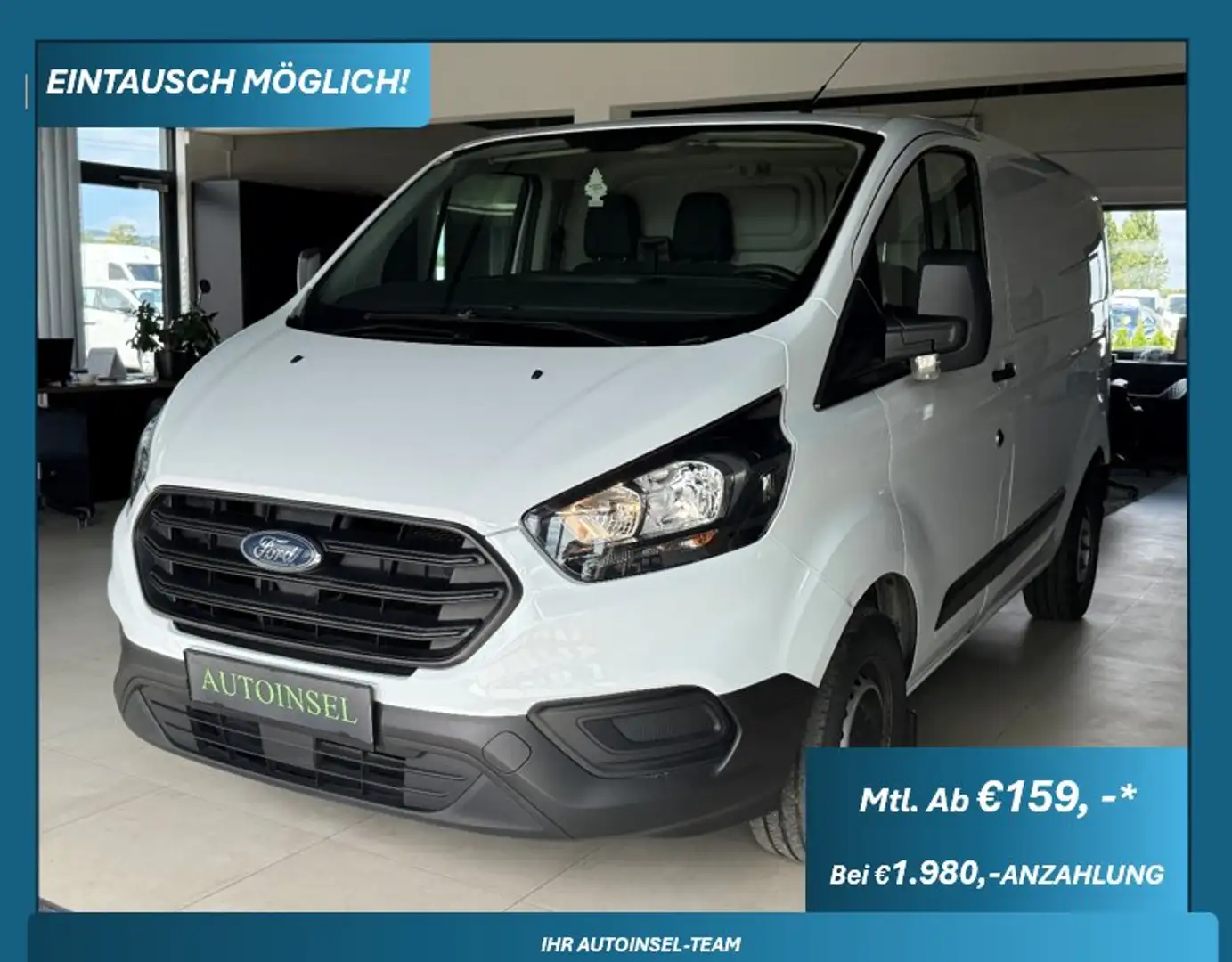 Ford Transit Custom Transit Custom Kasten 2,0 L1H1 280 Basis Blanc - 1