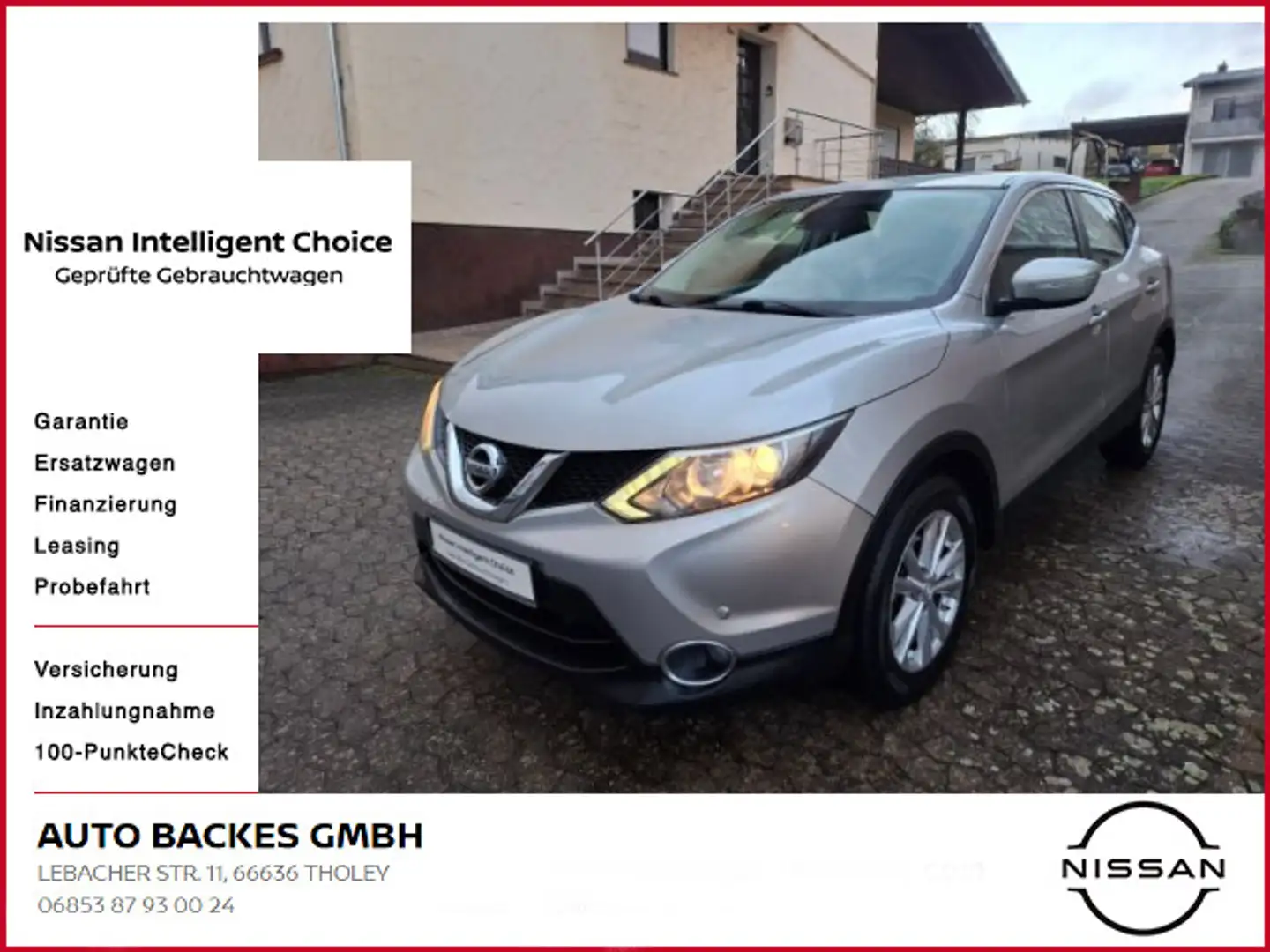 Nissan Qashqai 1.2 DIG-T Acenta Navi Rückfahrkamera Stříbrná - 1