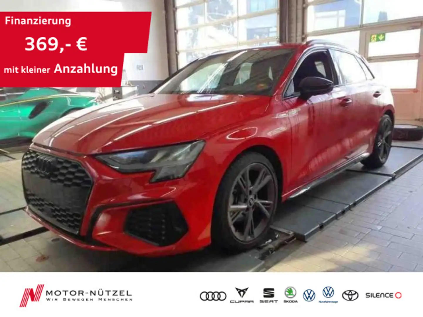 Audi A3 30 TFSI S-TR S-LINE 5JG+LED+NAV+AHK Rot - 1