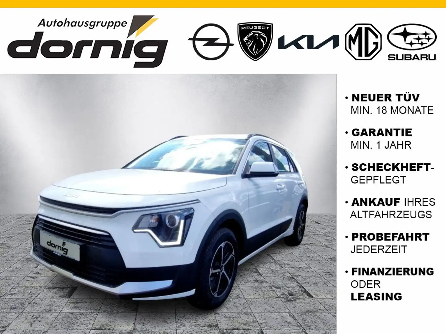 Kia Niro 1.6 GDi HEV Edition7 Weiß - 1