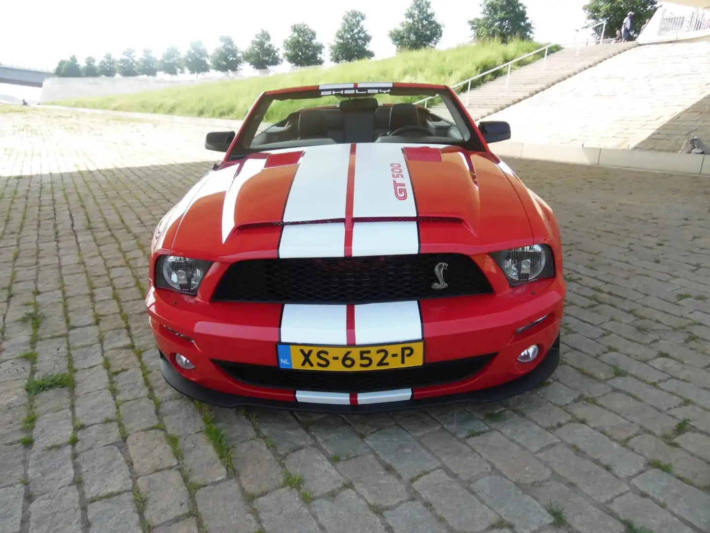 Ford Mustang Cabrio 5.4 V8 SHELBY COBRA GT500 Supercharged Rood - 2