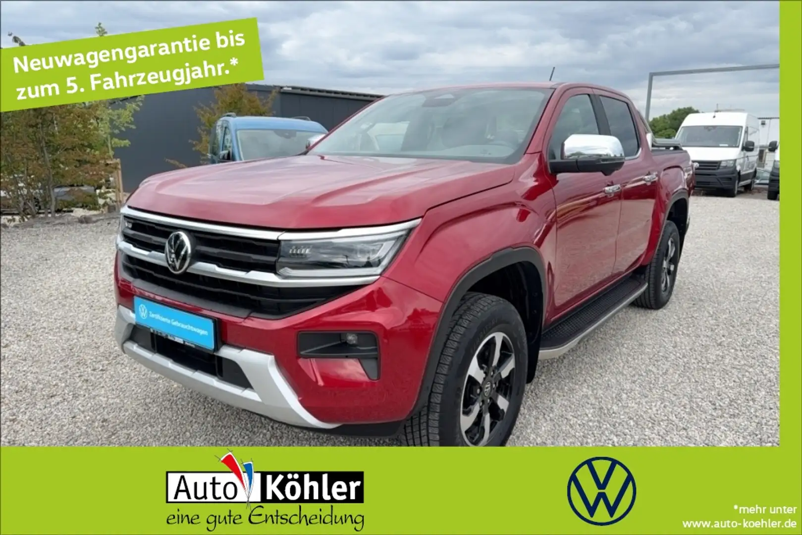 Volkswagen Amarok DC Style 3.0 TDi 4M Differenzialsperre Roşu - 1