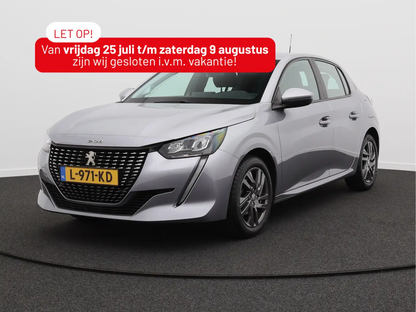 Peugeot 208 1.2 PureTech Blue Lease Active/ zeer mooi! Grijs - 1