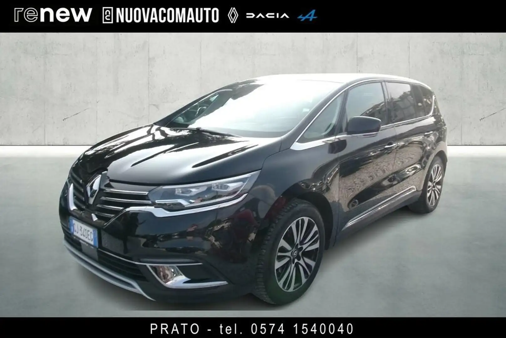 Renault Espace 2.0 blue dci Initiale Paris 190cv 7p.ti edc Zwart - 1