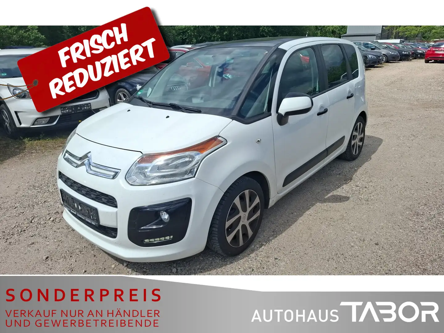 Citroen C3 Picasso Picasso 1.4 VTi 95 Tendance Pano Klima PDC Weiß - 1