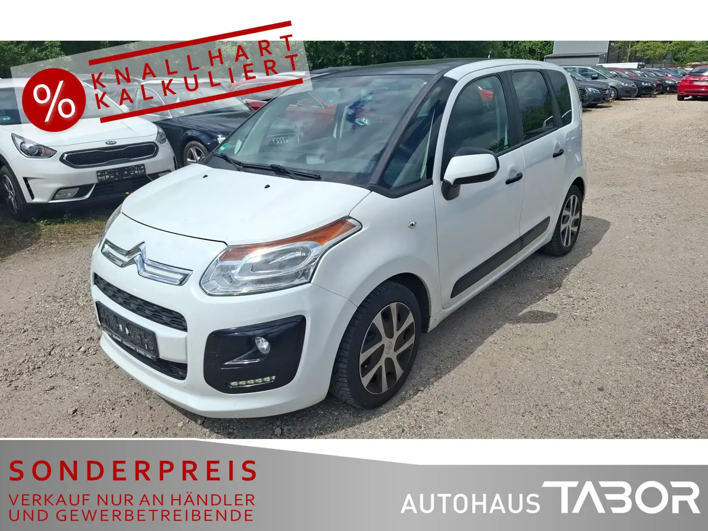 Citroen C3 Picasso Picasso 1.4 VTi 95 Tendance Pano Klima PDC Blanco - 1