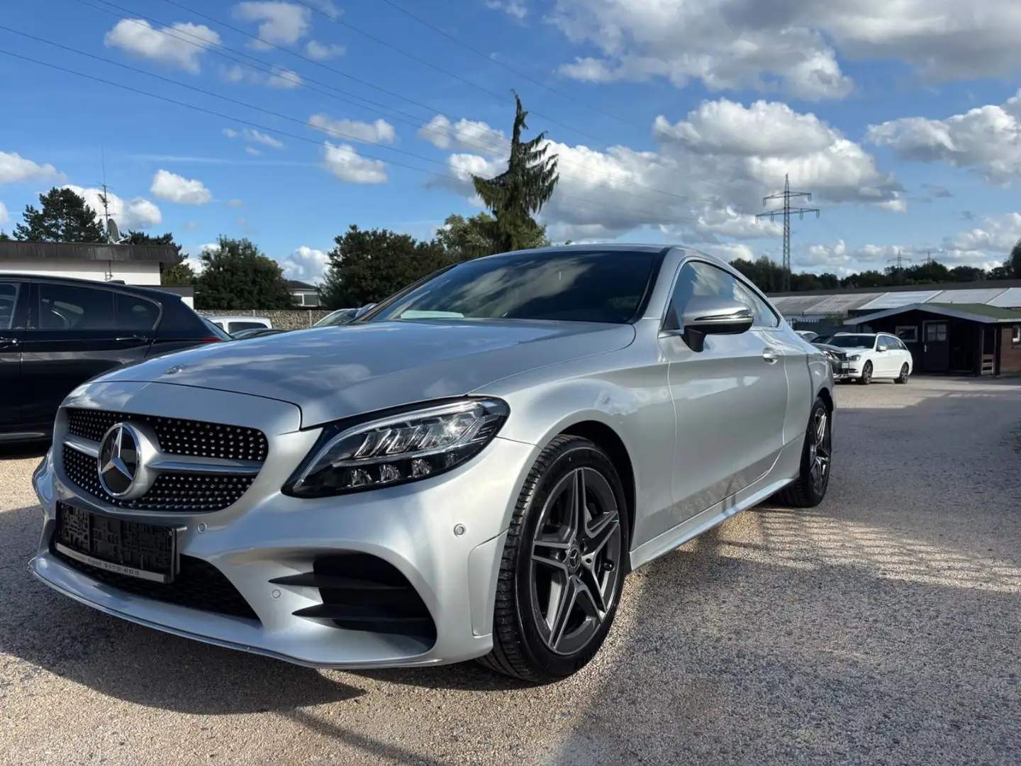 Mercedes-Benz C 180 Coupe,AMG-Line,Kamera,58.473km Argent - 1