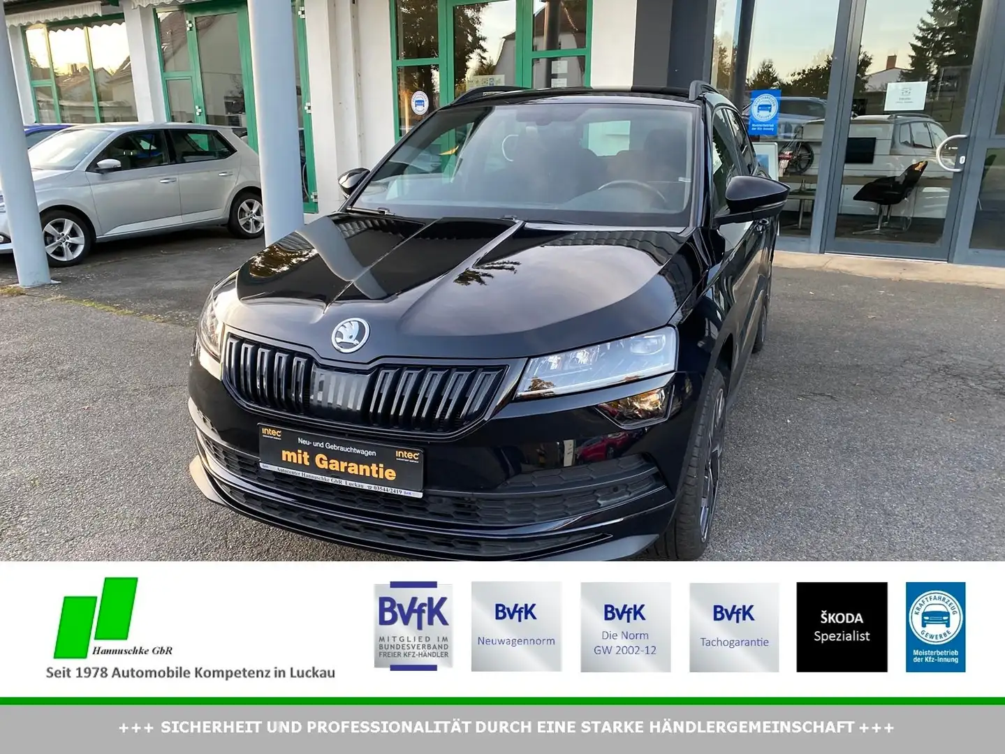 Skoda Karoq Karoq 1.5 TSI DSG SPORTLINE NAV/ACC/BSE/RFK/EHK Schwarz - 1