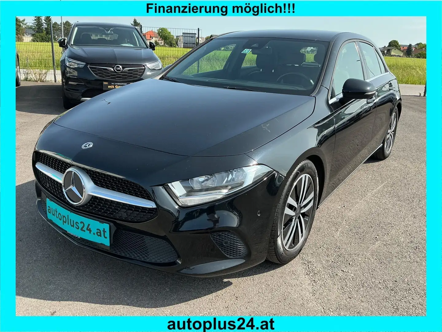 Mercedes-Benz A 200 d Aut. *NAVI TEILLEDER Schwarz - 1