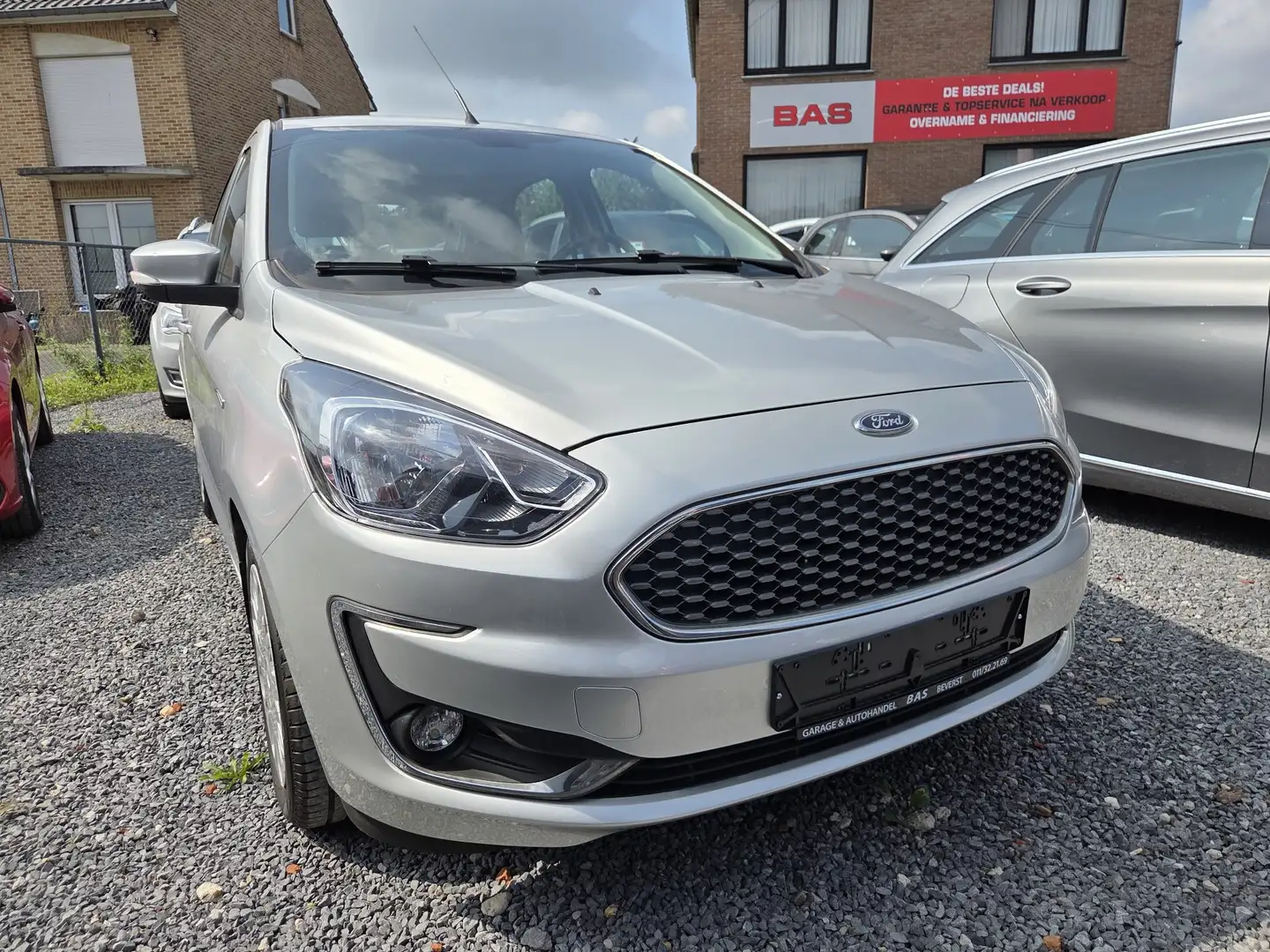 Ford Ka/Ka+ 1.2i☆1jOMNIGARANTIE☆GROOT ONDERHOUD☆AIRCO☆PARKS A Argintiu - 2