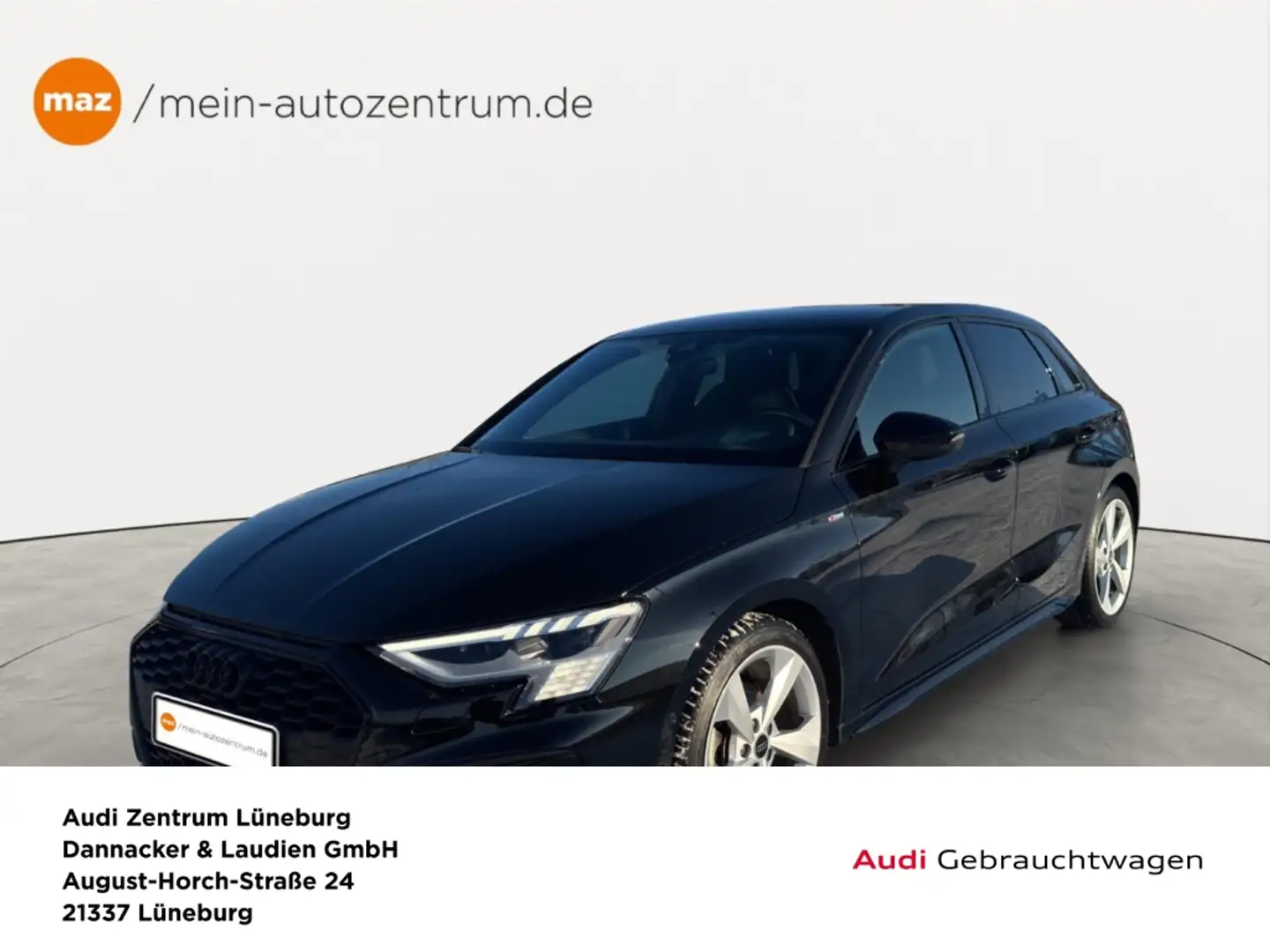 Audi A3 Sportback 35 2.0 TDI S line Alu Matrix-LED Navi Ka Schwarz - 1
