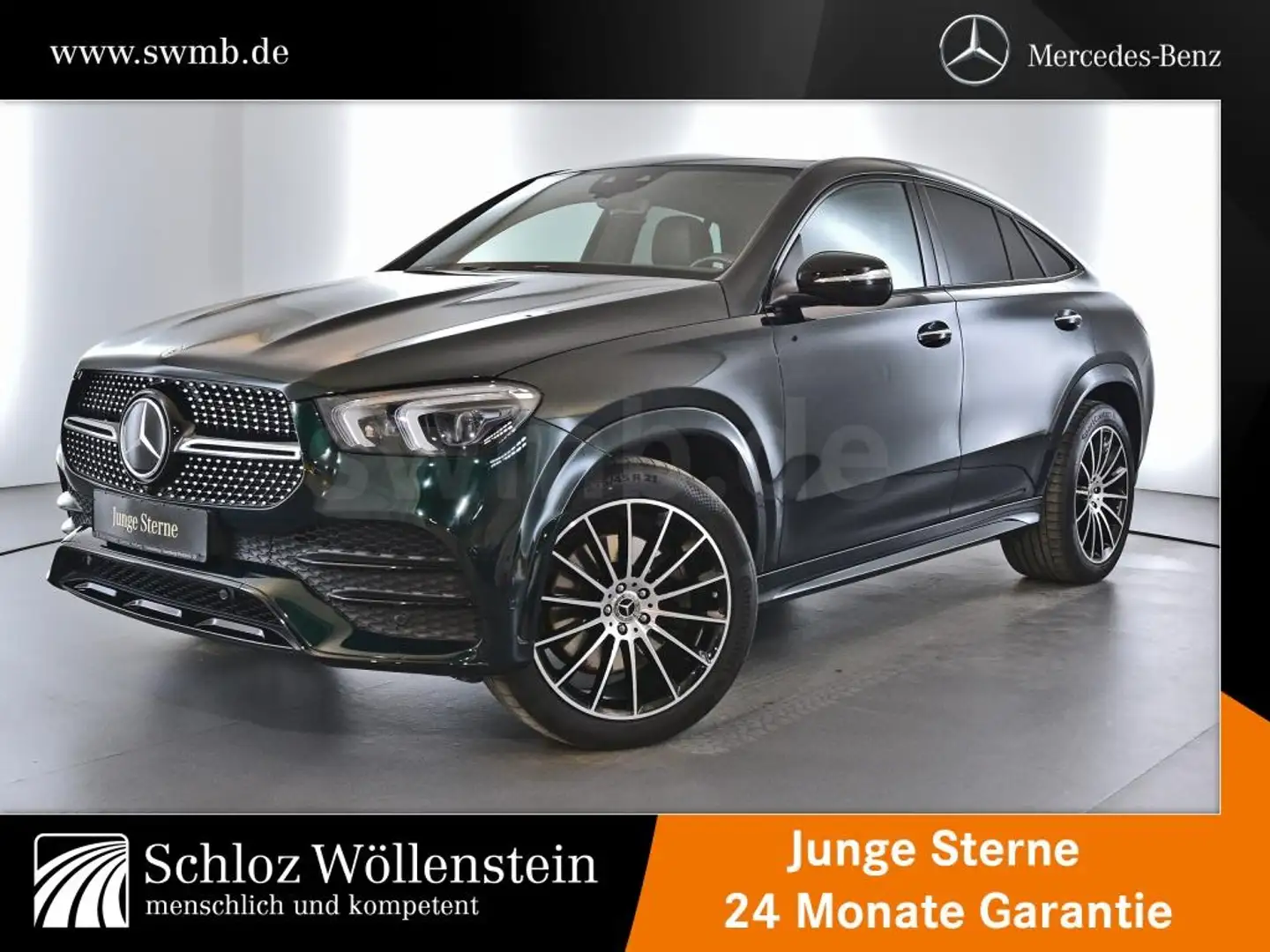 Mercedes-Benz GLE 400 d 4M Coupé AMG/MULTIBEAM/AHK/Fahrass/Pano Vert - 1