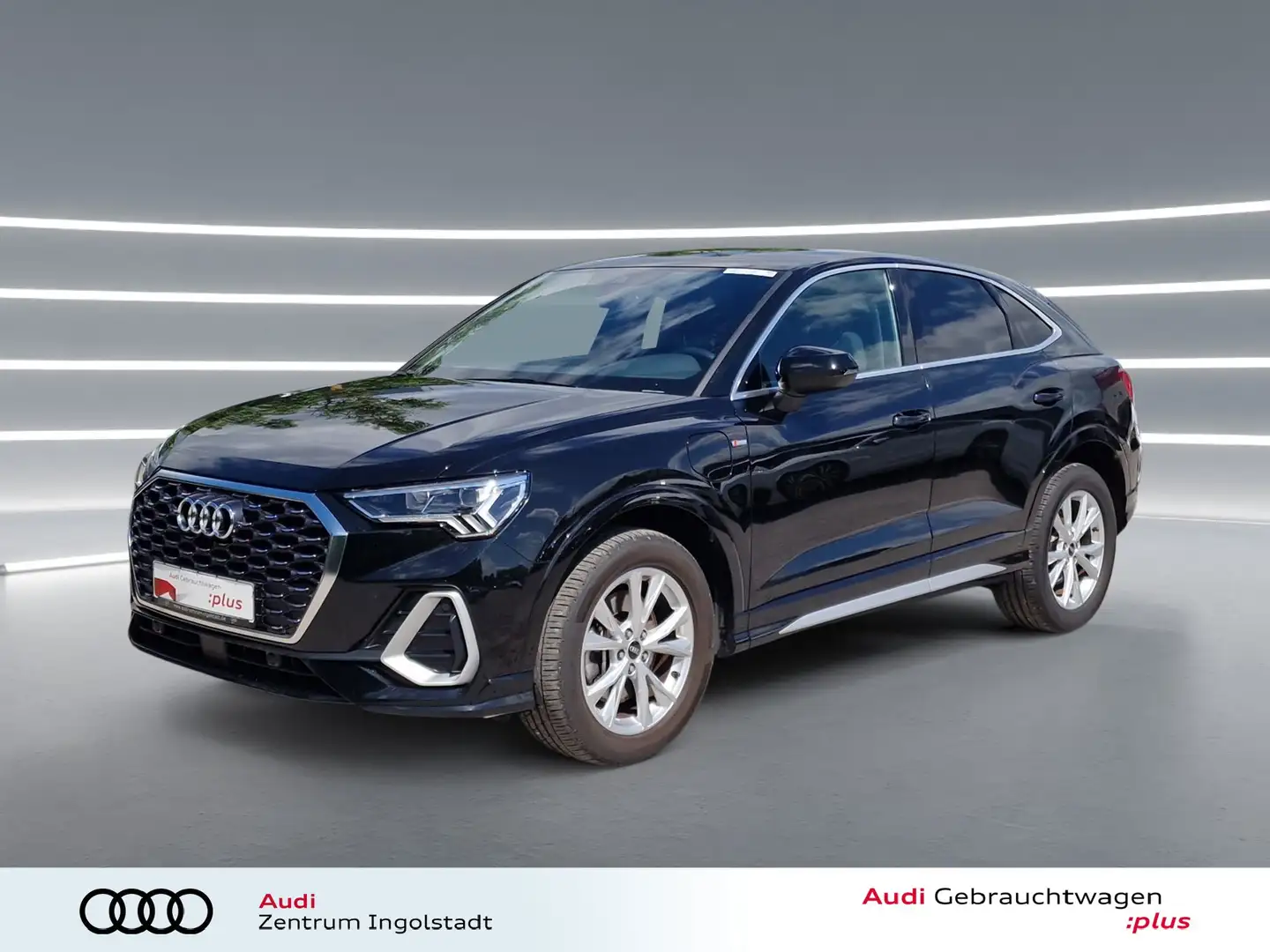 Audi Q3 Sportback 45 TFSI e S line LED NAVI virtual+ Zwart - 2