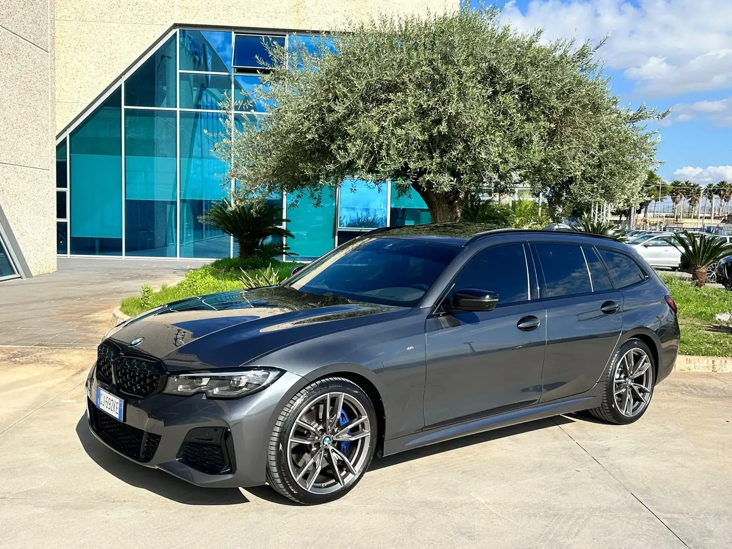 BMW 340 M d Touring mhev 48V xdrive auto Gris - 1