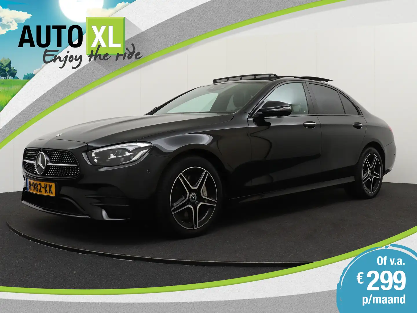 Mercedes-Benz E 300 300e AMG Line Pano-Dak Memory Burmester H.U.D. Nero - 1