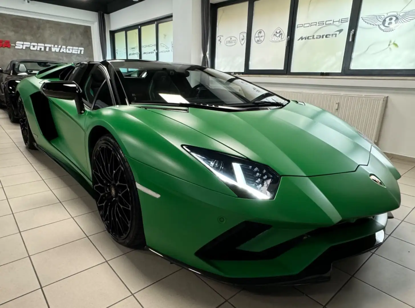 Lamborghini Aventador AVENTADOR S ROADSTER GREEN EXT&INT CARBON FULLOP Zöld - 2