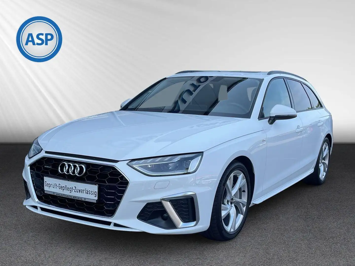 Audi A4 Avant 40 TDI DSG 4X4 Sline LED PANO NAVI SHZ Weiß - 1