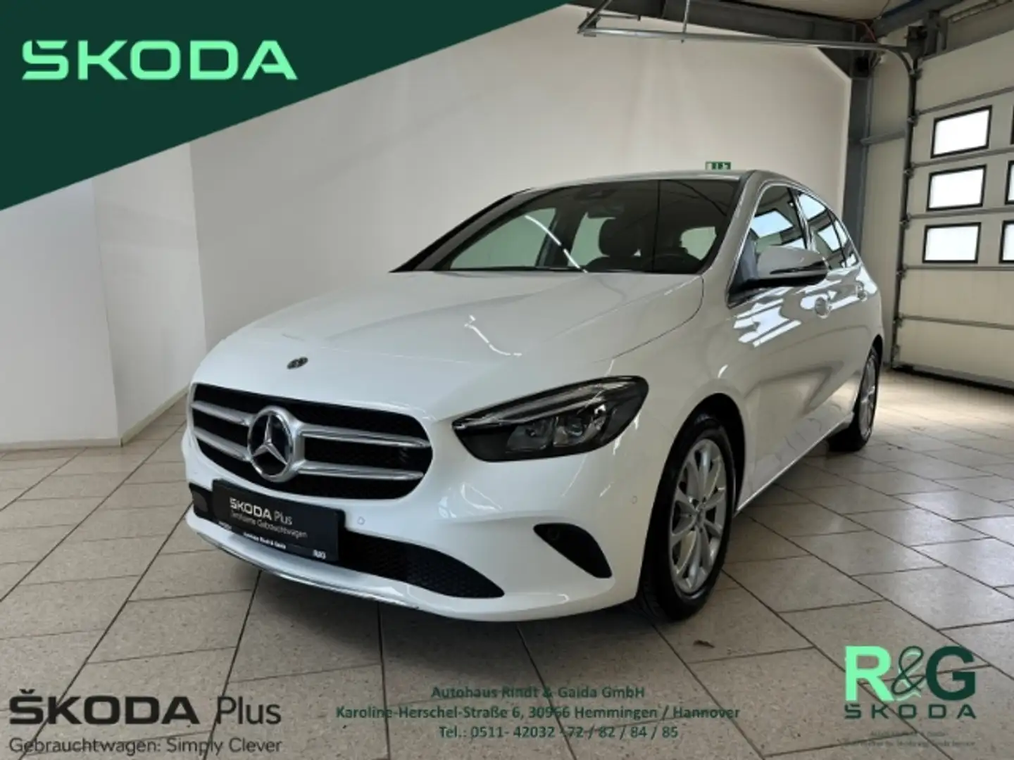 Mercedes-Benz B 200 Navi Widescreen SHZ Kamera LED Keyless El. Heckkla Blanco - 1