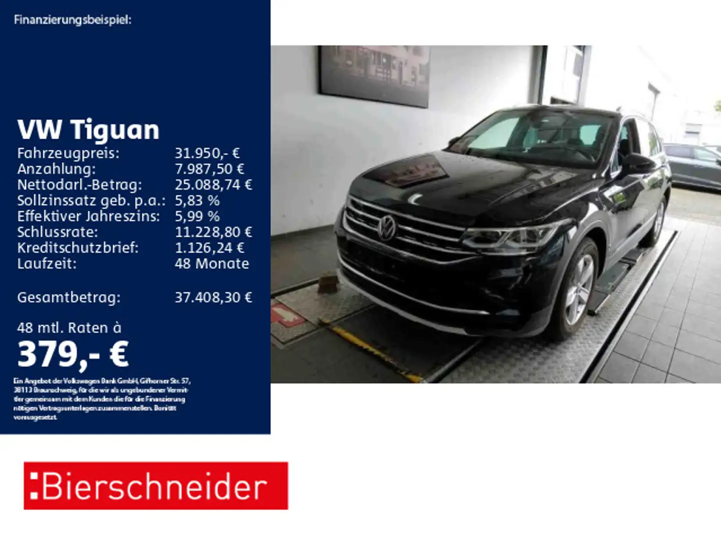 Volkswagen Tiguan 1.4 TSI eHybrid Elegance AHK MATRIX HuD C Schwarz - 1