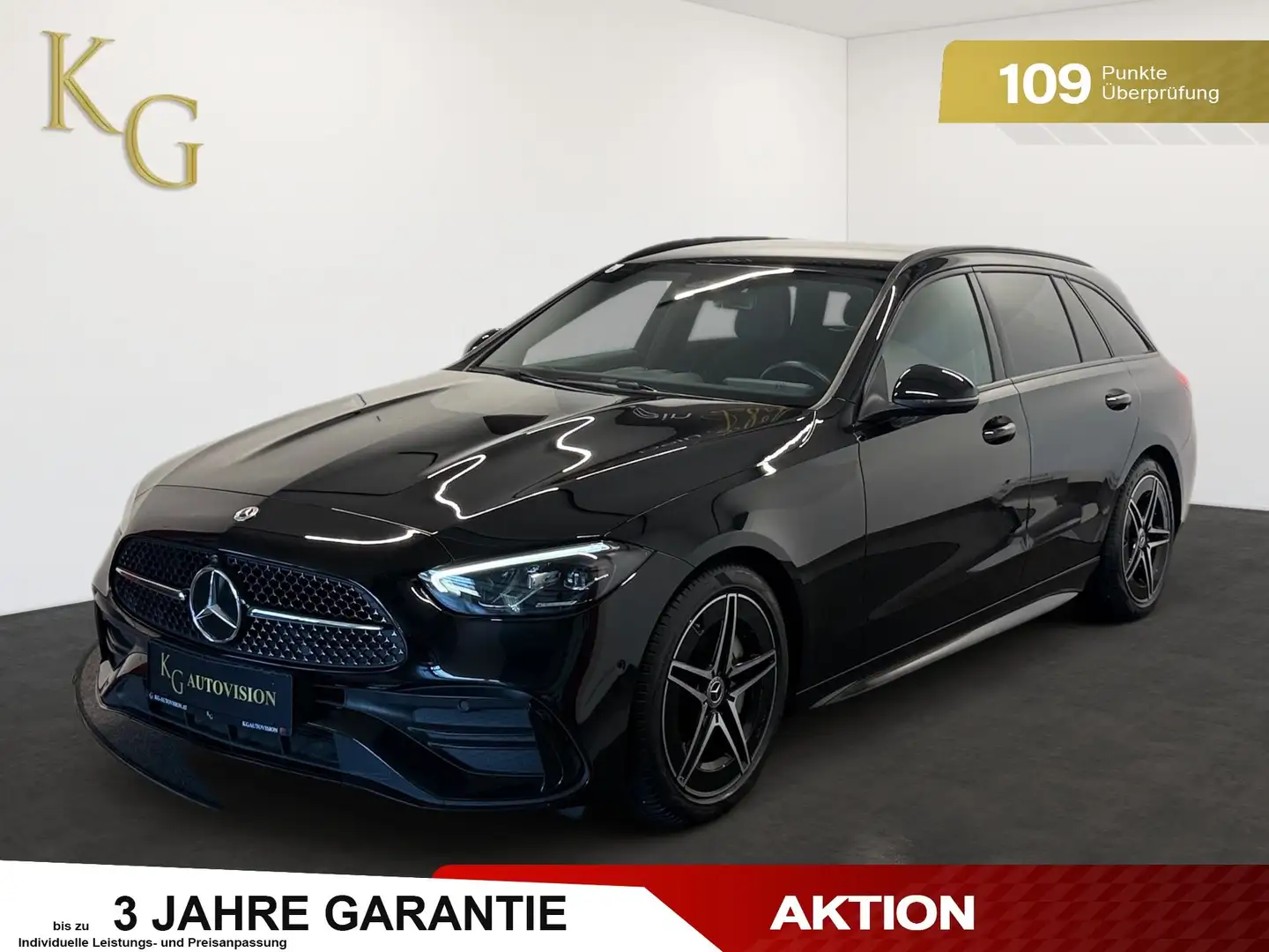 Mercedes-Benz C 200 d AMG Line ab ca. 275€ monatlich Schwarz - 1