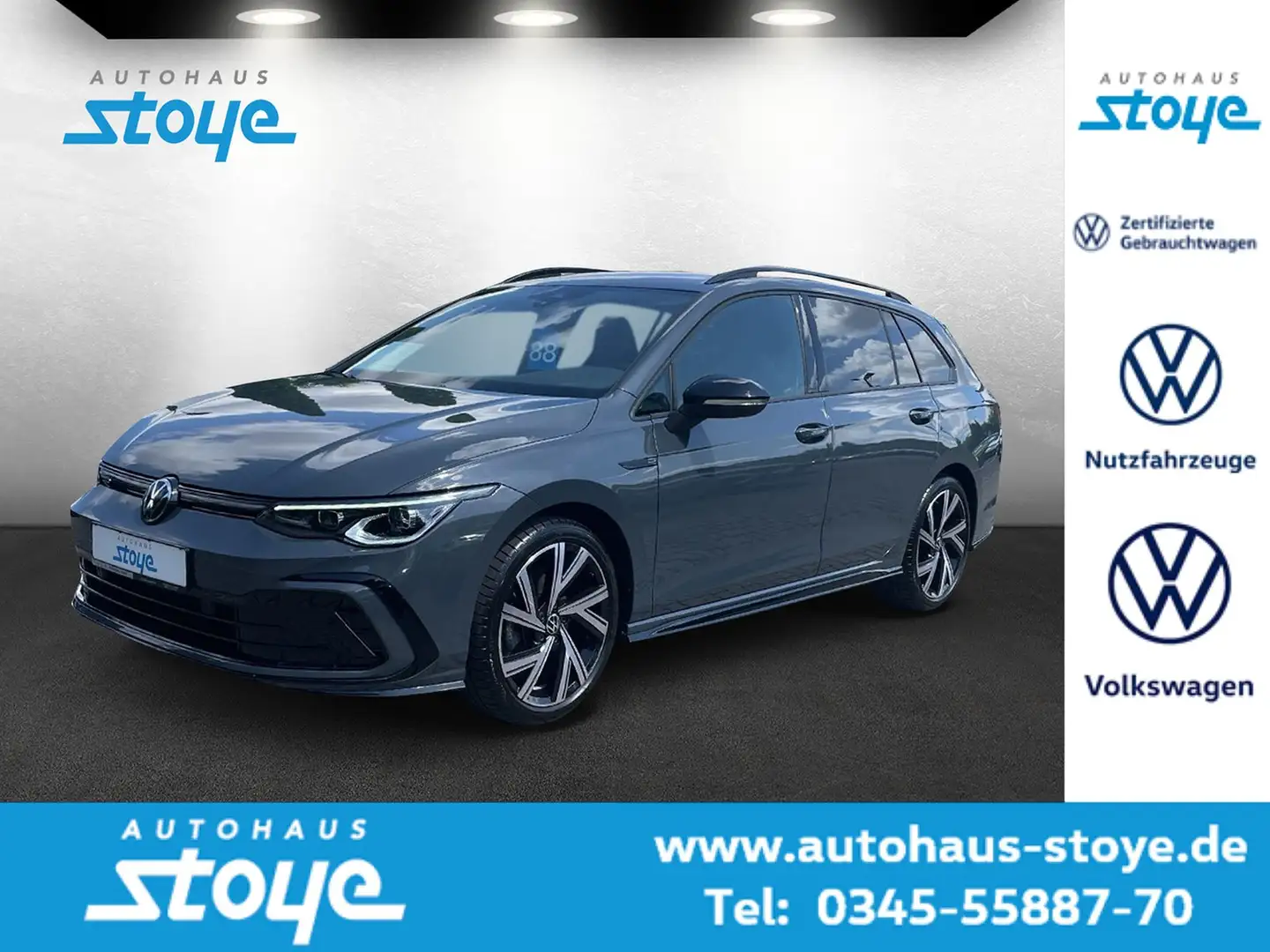 Volkswagen Golf Variant R-Line eTSi DSG Black Style Navi Gris - 1