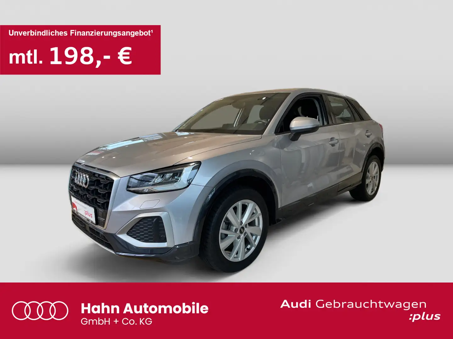 Audi Q2 35TFSI S-tronic Navi AHK GRA PDC Sitzheizung Zilver - 1