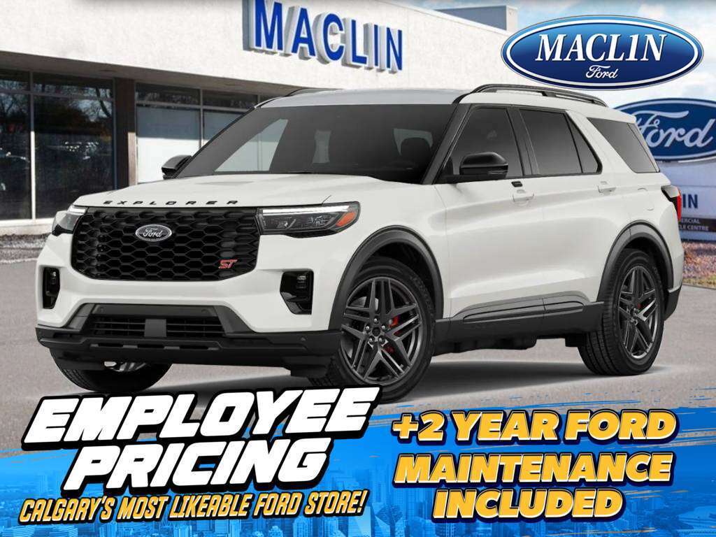 White 2026 Ford Explorer SUV / Crossover All-Wheel Drive Automatic