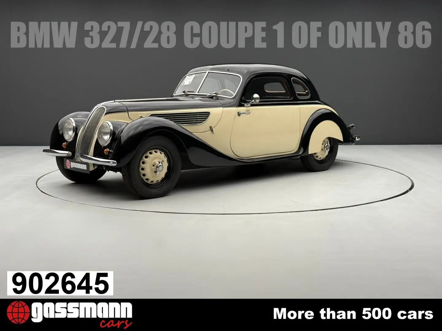 BMW 327/28 Coupé - 1 von nur 86 Чорний - 1