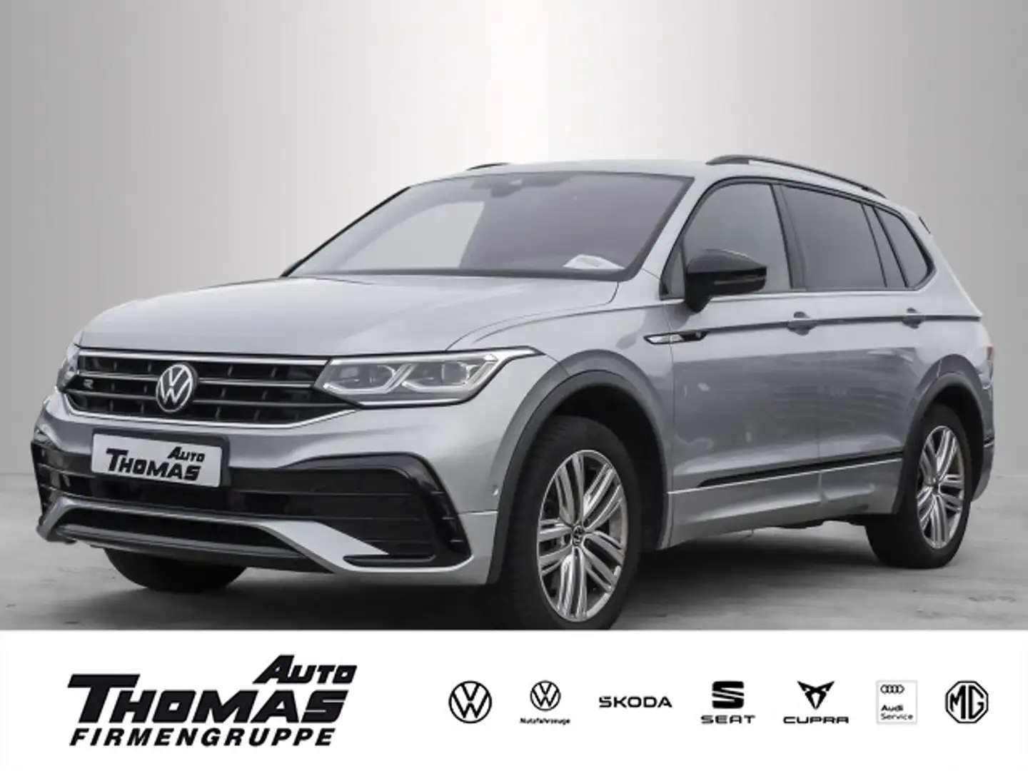 Volkswagen Tiguan Allspace R-Line 2.0 TSI DSG 4MOTION PANO Silber - 1