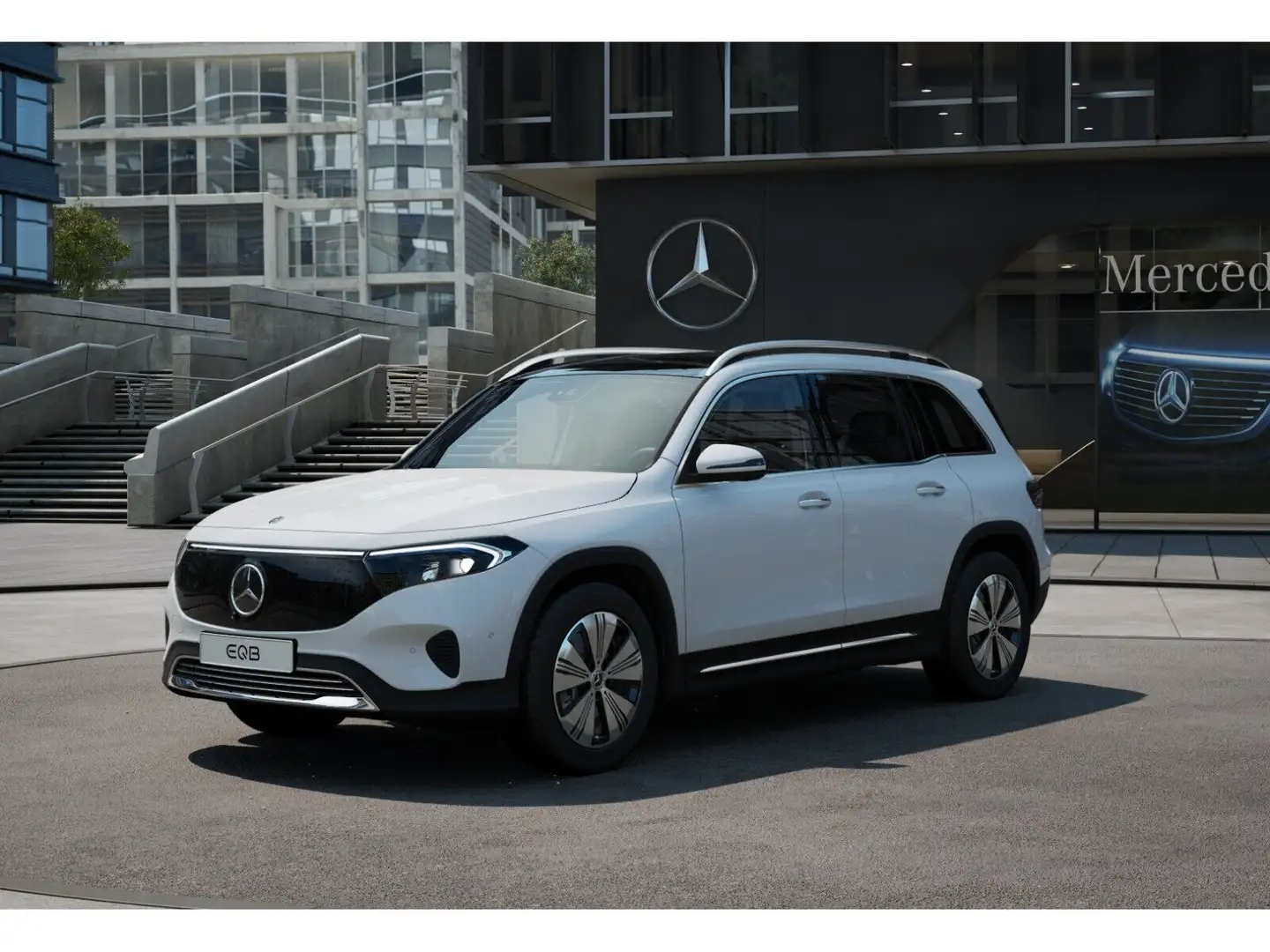 Mercedes-Benz EQB 300 4M Progressive+Navi+Pano+AHK+Kamera+DAB Weiß - 2