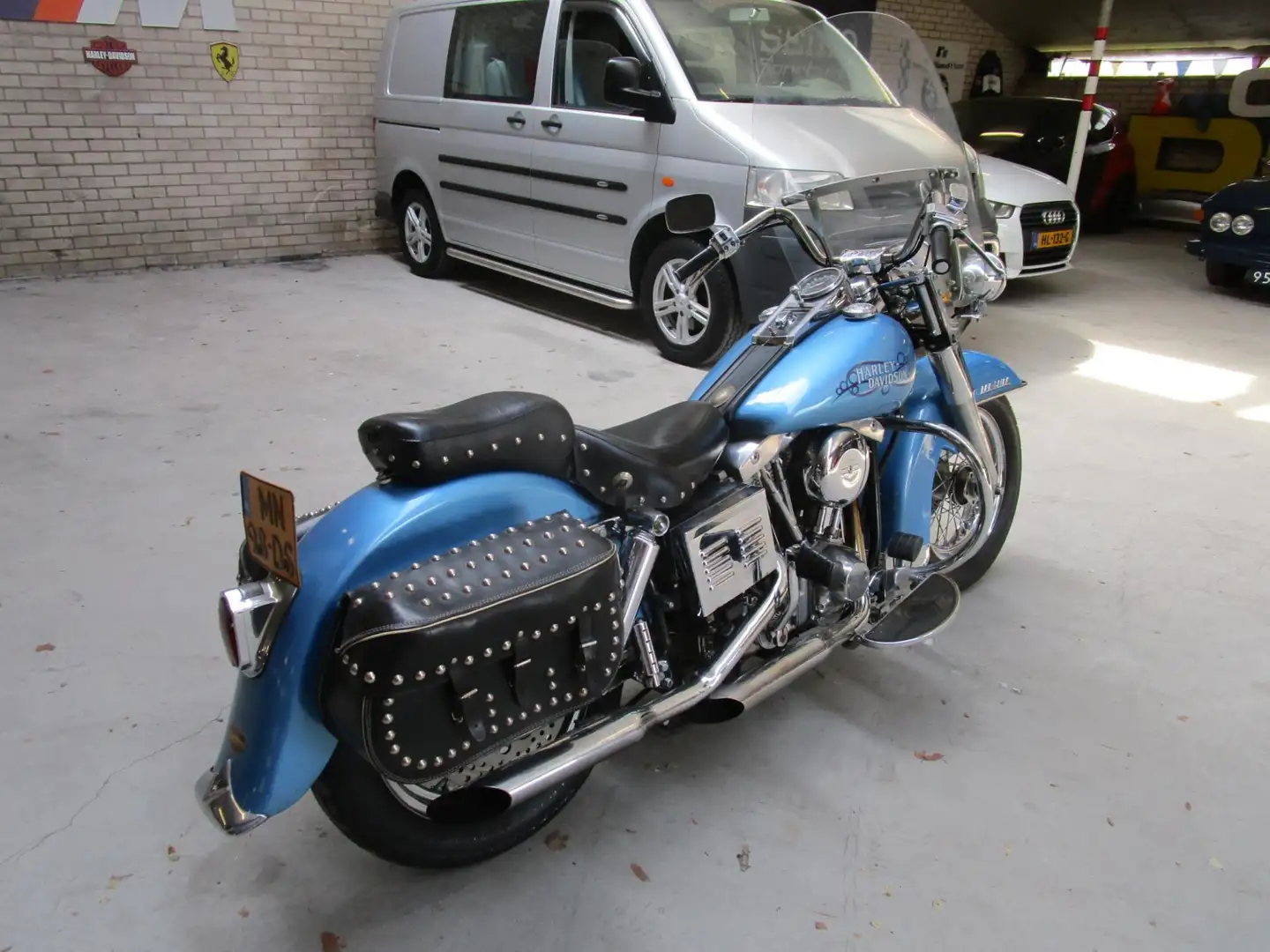 Harley-Davidson Electra Glide FLH Shovel div opties zeermooi Bleu - 2