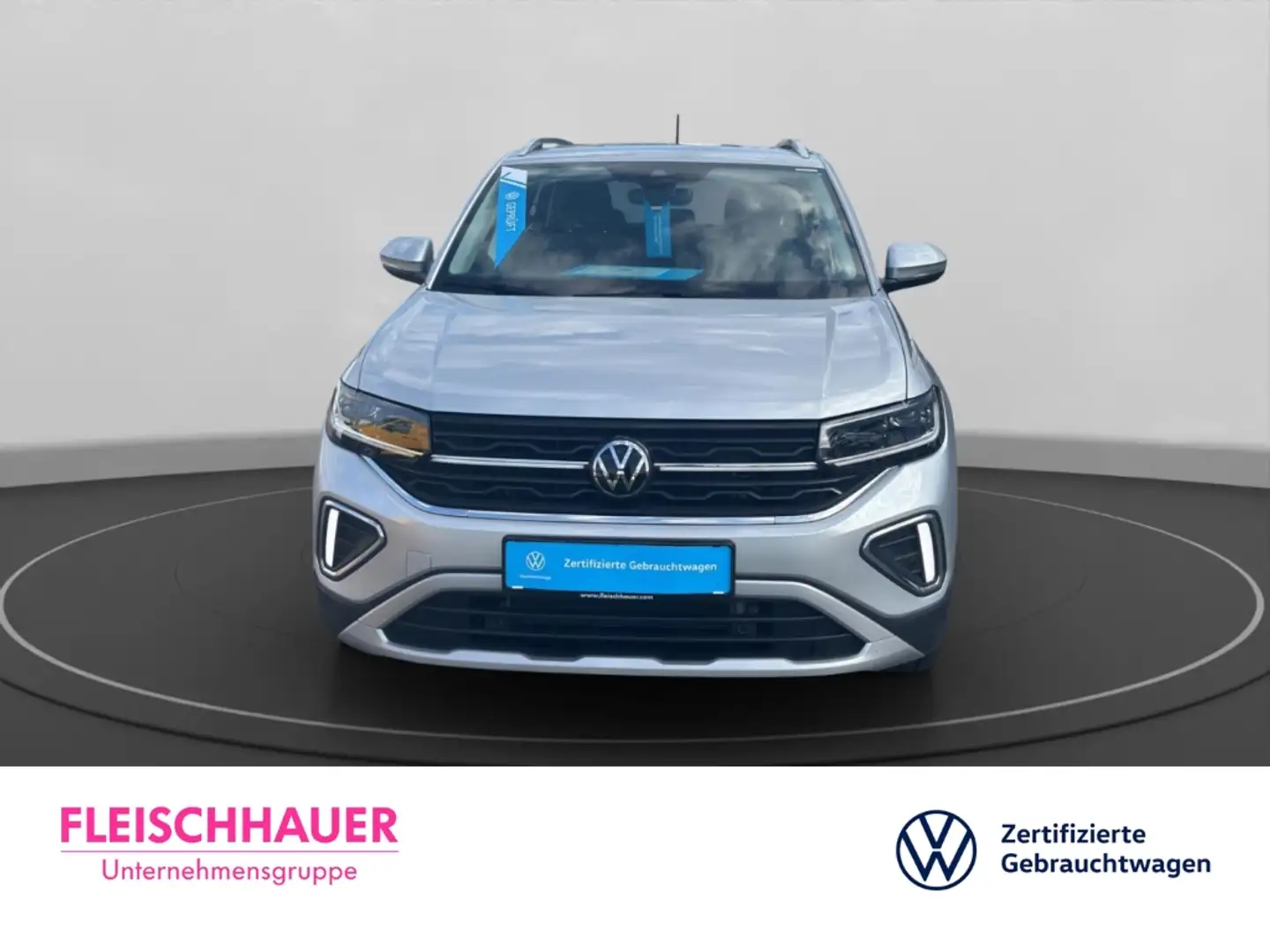 Volkswagen T-Cross 1.0 TSI+NAVI+SHZ+KAMERA+MATRIX LED Silber - 2