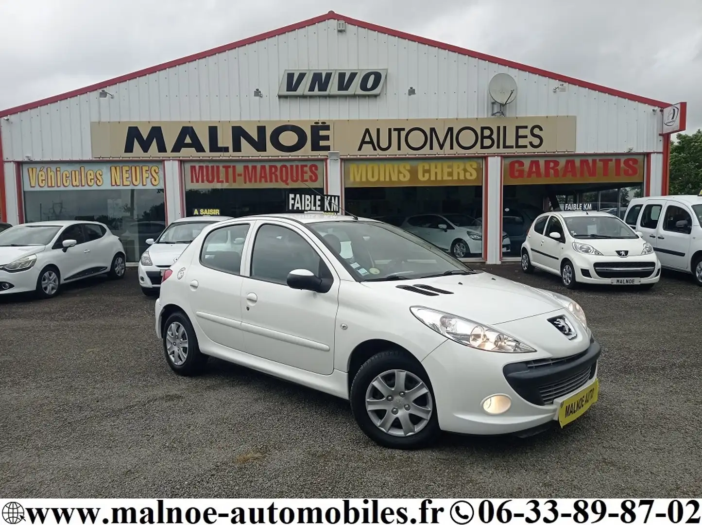 Peugeot 206 1.4 HDI 70CH BLUE LION ACTIVE + OPTIONS Blanc - 1