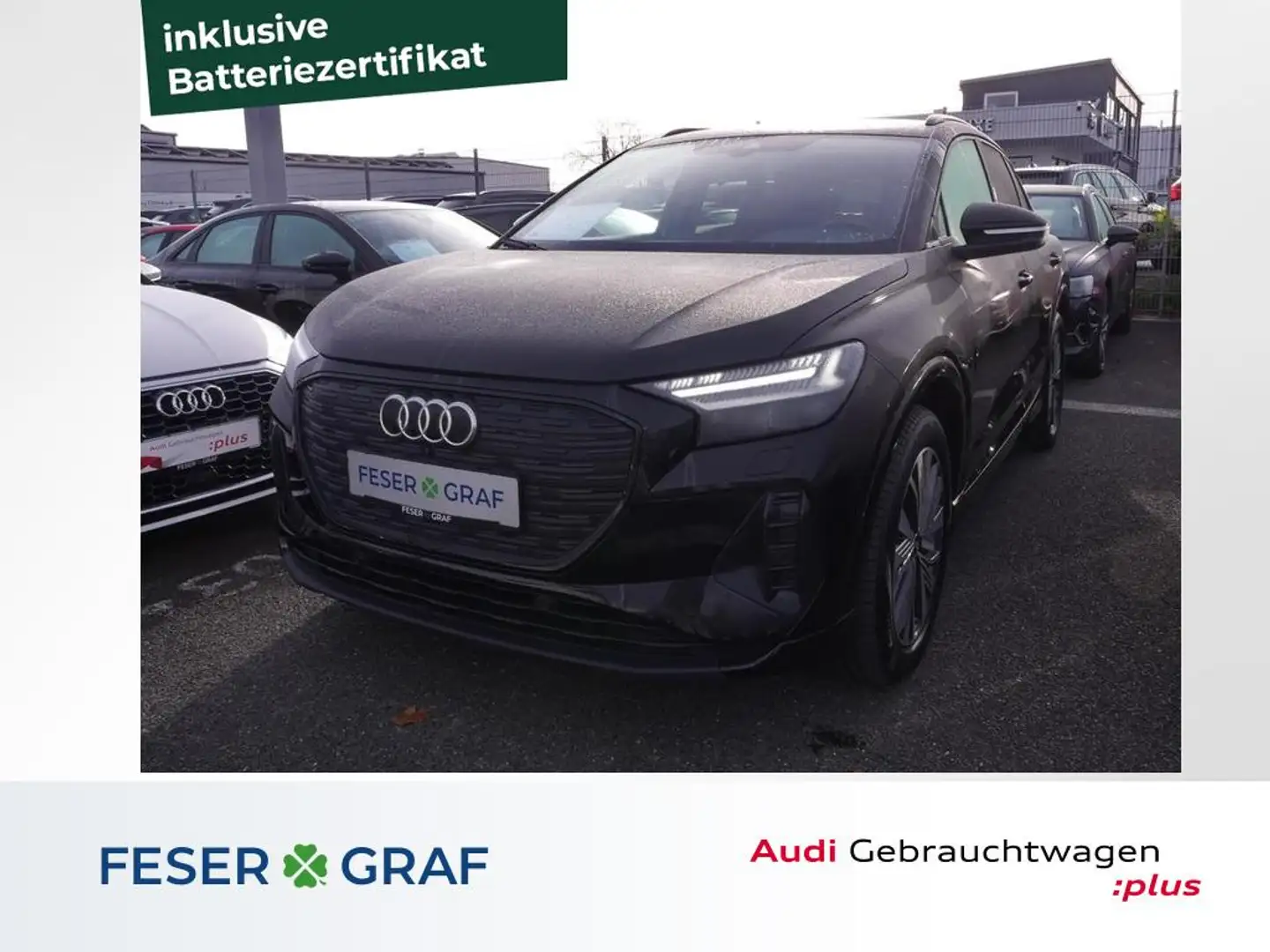 Audi Q4 e-tron advanced 40 RFK ACC Navi SHZ Keyless Schwarz - 1