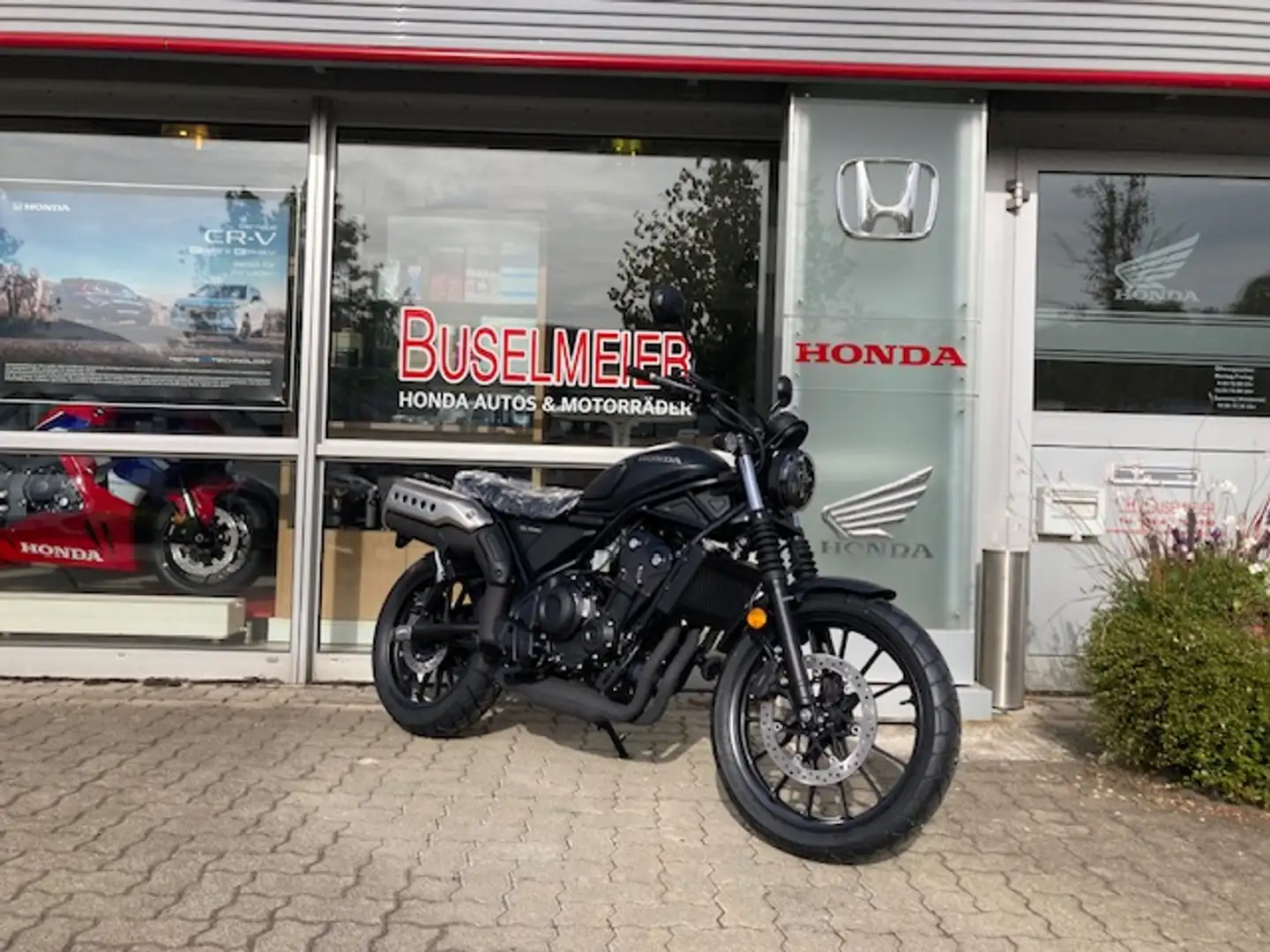 Honda CL 500 , Tageszulasung, mattschwarz Noir - 2