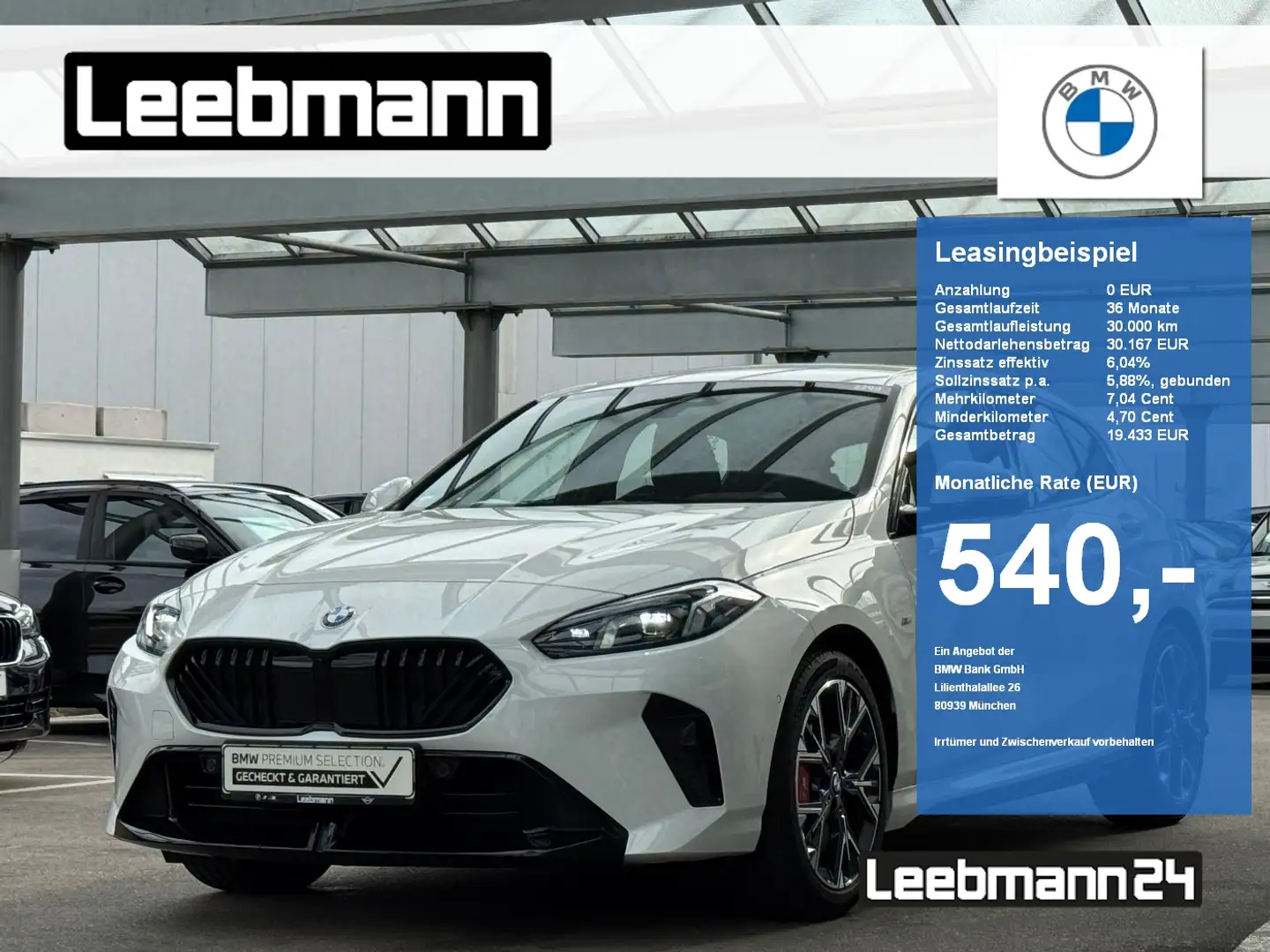 BMW 120 M-Sportpaket-Pro HUD GARANTIE bis 09/2029 Blanc - 1
