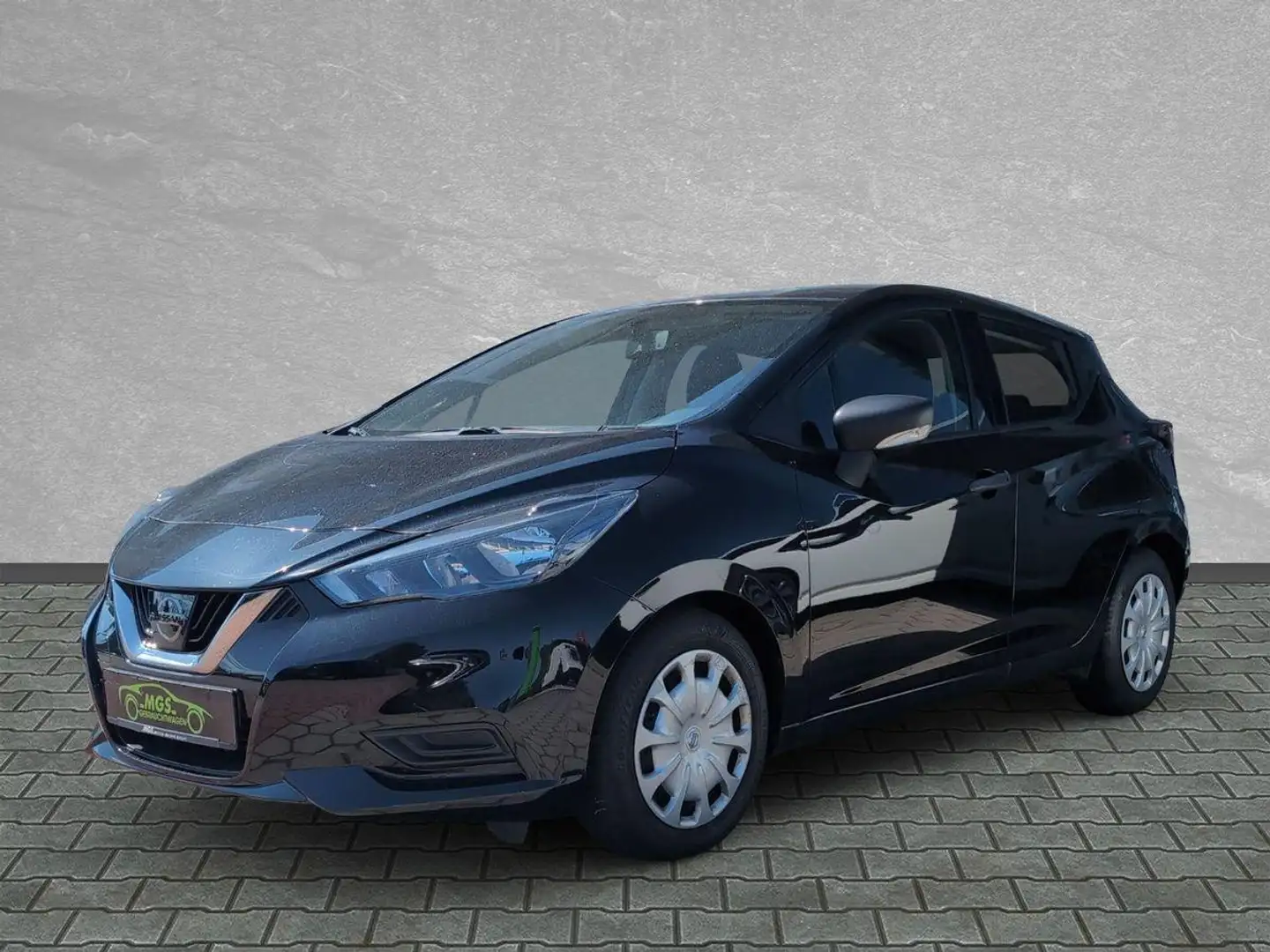 Nissan Micra Visia Plus 1.0 12V KAT S&S #SHZ #KLIMA Schwarz - 2